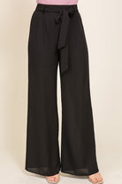 Black high waist Wide Pant - éBoutiké