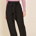 Black high waist Wide Pant - éBoutiké